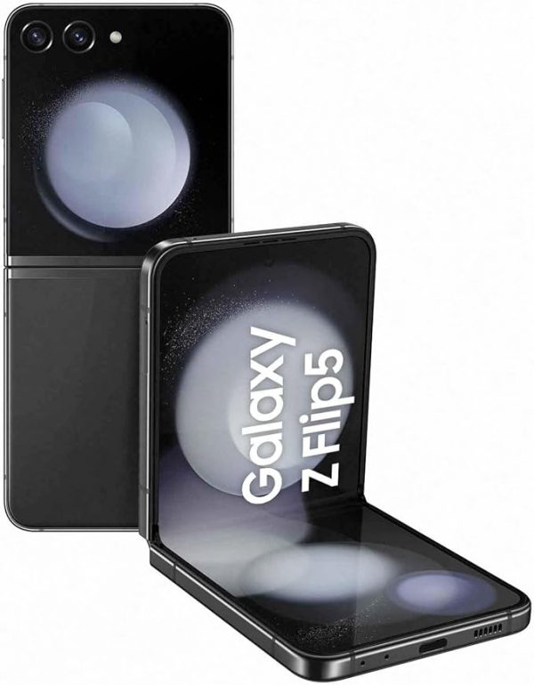 سامسونج جوال جالكسي زد فليب 5 القابل للطي بذاكرة RAM 8GB وذاكرة تخزين 256GB وبطارية تدوم طويلا وتصميم قابل للطي، اخضر فاتح