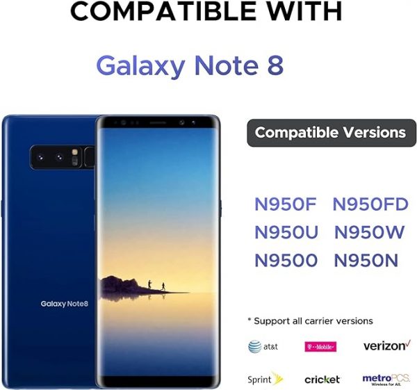 ⁦بطارية بديلة لجهاز جالكسي نوت 8 من جرين فيوجن، مع فيديو تعليمي، بطارية EB-BN950ABA EB-BN950ABE لسامسونج جالاكسي نوت 8 مع تعليمات التركيب ومجموعة ادوات الإصلاح⁩ - الصورة ⁦5⁩