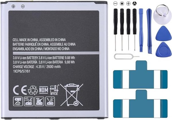 بطارية بديلة لسامسونج جالاكسي جراند برايم J3 2016 / J2 برايم 2600mAh EB-BG531BBE EB-BG530CBE من زد جينجلي